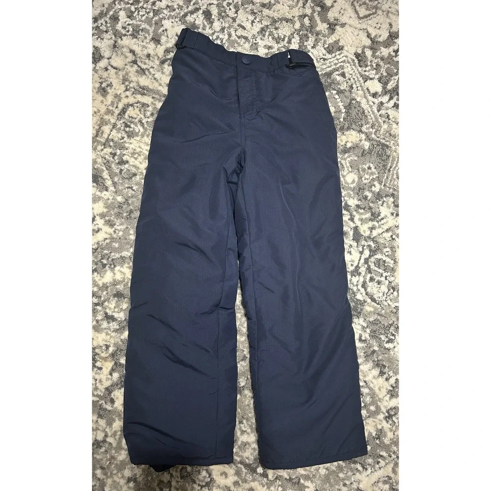Children's Place Snow Pants Navy Blue Ski Snowsuit Winter Adjustable Kids Size 7